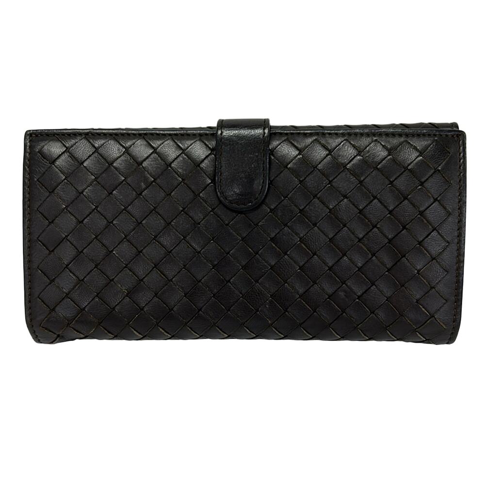Bottega Veneta Intrecciato Long Wallet 134075